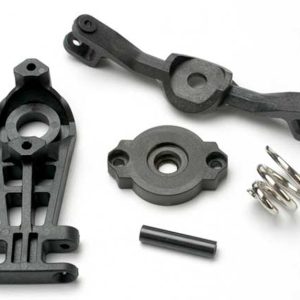 Traxxas - Steering arm (upper & lower)/ servo saver/ spring/ streering arm shaft
