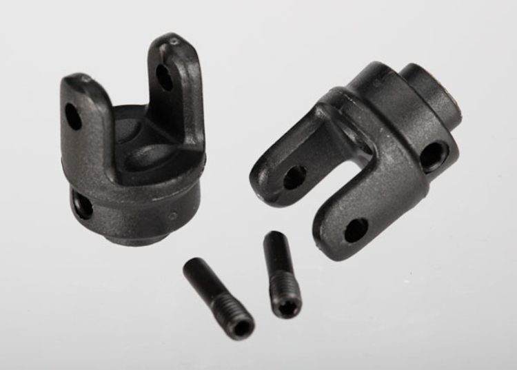 Traxxas - Differential output yokes, Heavy duty (2) / Screw pin (2)