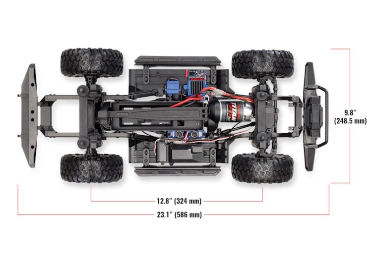 Traxxas - TRX-4 1:10 Scale and Trail Crawler w/ Land Rover Defender Body - Image 8