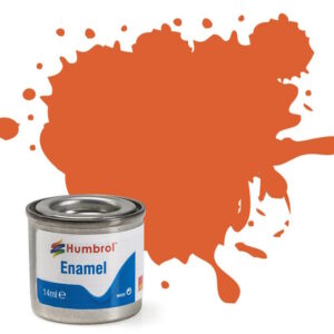 Humbrol - 82 Orange Lining Matt - 14ml Enamel