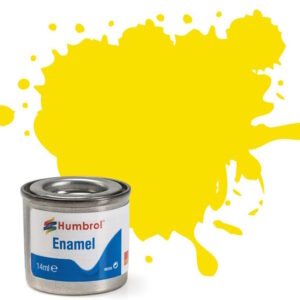 Humbrol - 99 Lemon Matt - 14ml Enamel