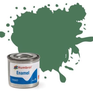 Humbrol - 101 Mid Green Matt - 14ml Enamel