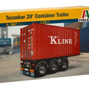 Italeri - 1:24 TECNOCAR 20ft CONTAINER TRAILER
