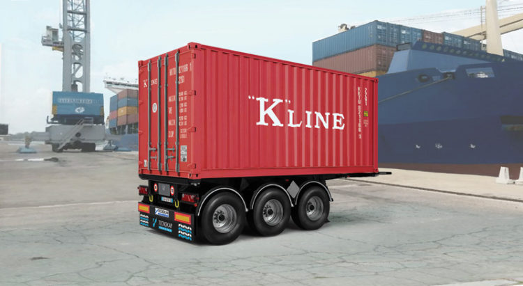 Italeri - 1/24 TECNOCAR 20ft CONTAINER TRAILER