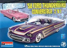 Monogram - 1/24 1958 Ford Thunderbird Conv 2in1