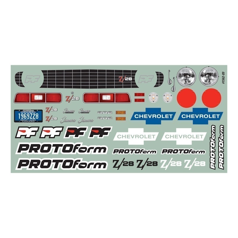 Pro-Line Racing - 1:10 1969 Chevrolet Camaro Z28 Clear Body - Image 7