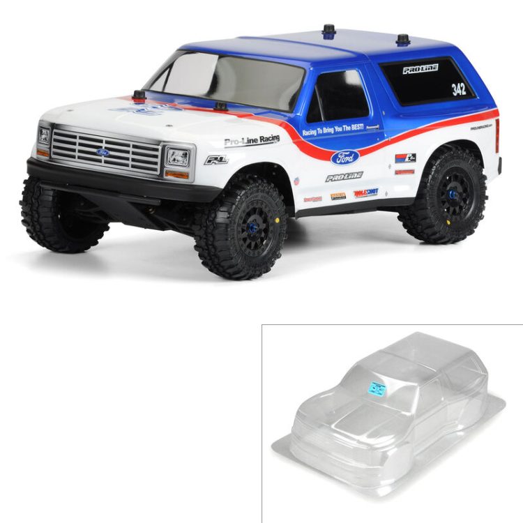 Pro-Line Racing - 1981 Ford Bronco Clear Body S/C