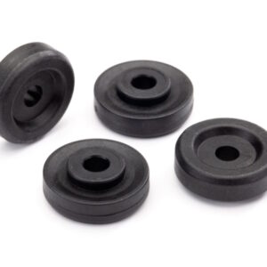 Traxxas - Black Wheel washers (4pcs)