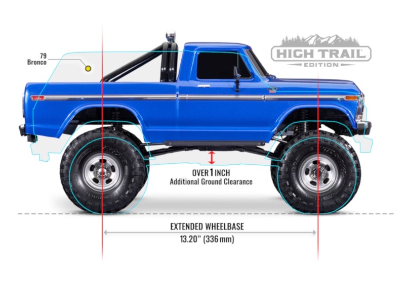 Traxxas - TRX-4 High Trail w/ 1979 Ford F-150 Ranger XLT Body - Image 14