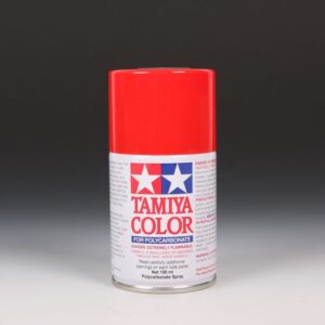 Tamiya - PS-34 Bright Red Polycarbonate Spray Paint 100ml.
