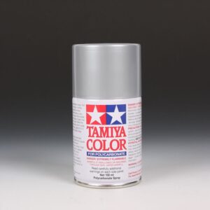 Tamiya - PS-48 Semi-Gloss Silver Alumite Polycarbonate Spray Paint 100ml.