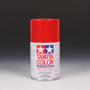 Tamiya - PS-60 Bright Mica Red Polycarbonate Spray Paint 100ml.