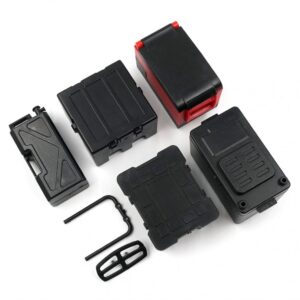 Xtra-Speed - 1:10 Scale Plastic Equipment Case, Black