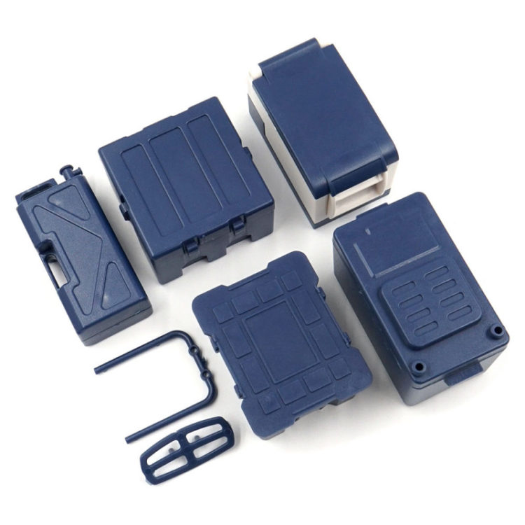 Xtra-Speed - Scale Plastic Equipment Case, Blue