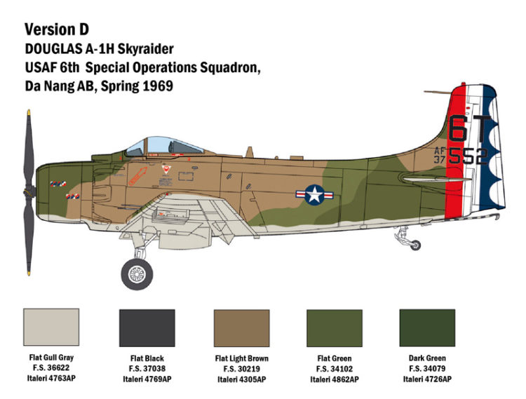 Italeri - 1:48 A-1H Skyraider - Image 7