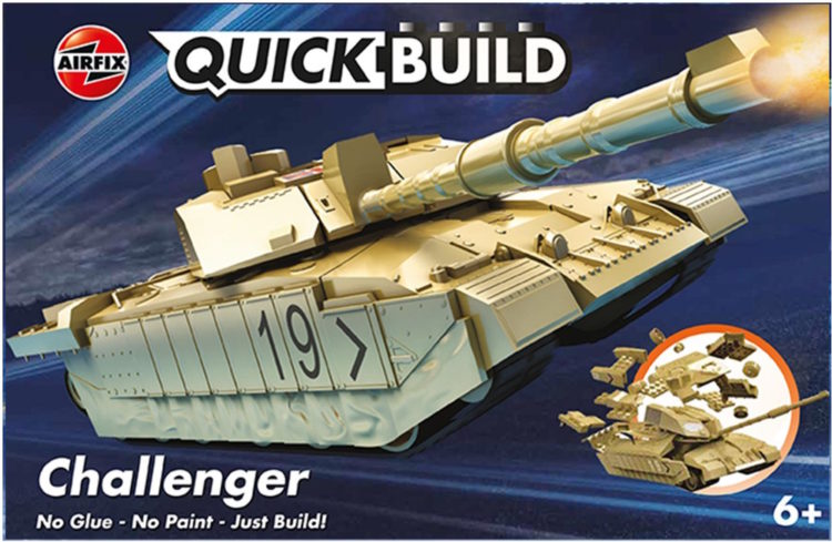 Airfix - Quickbuild Challenger Tank - Desert