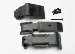Traxxas - Skid plate set, front (2pcs), rear (1pcs