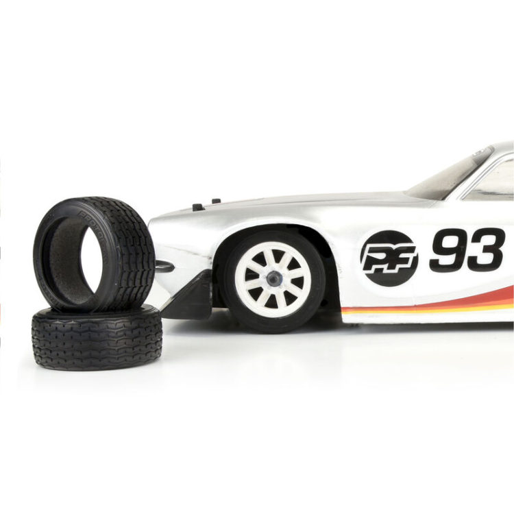 PROTOform - 1/10 VTA FR 26mm Tires - Mounted WHT - Image 5