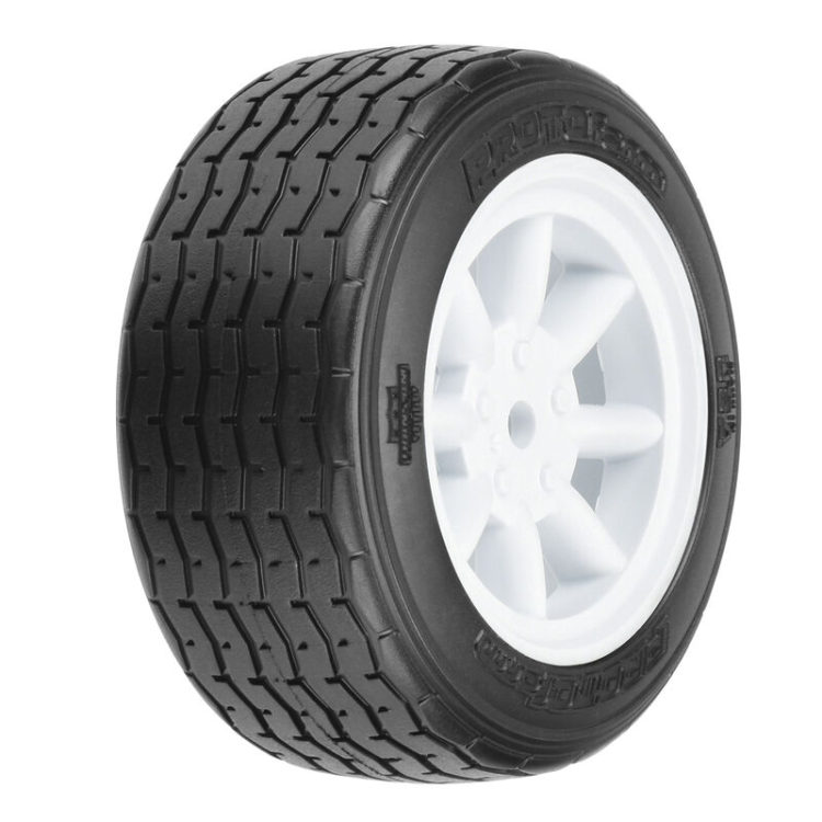 PROTOform - 1/10 VTA FR 26mm Tires - Mounted WHT