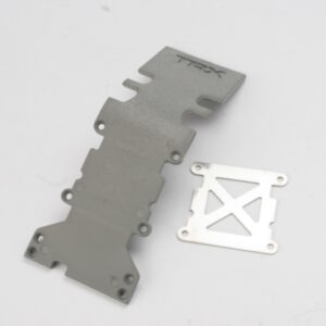 Traxxas - Gray Rear Skid Plate With Reinforcement