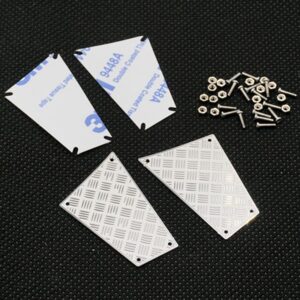 Yeah Racing - Stainless Steel Rear Diamaond Side Plate, TRX-4