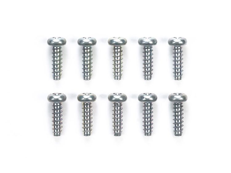 Tamiya - 3 x 10mm Tapping Screw (10 pcs.)