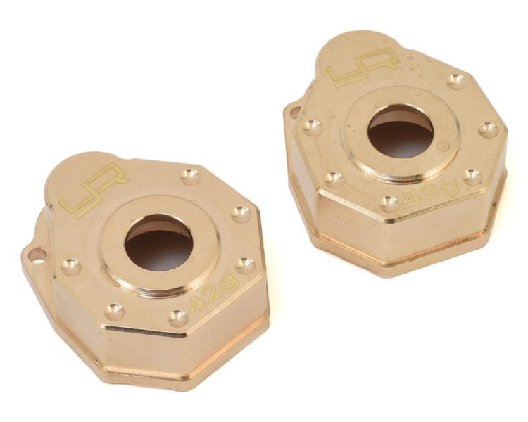 Yeah Racing - Brass FR/RR Portal Cover (42g) TRX-4