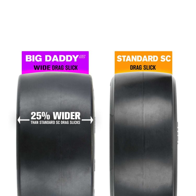 Pro-Line - 1/10 Big Daddy Wide Drag Slick MC Rear - Image 3