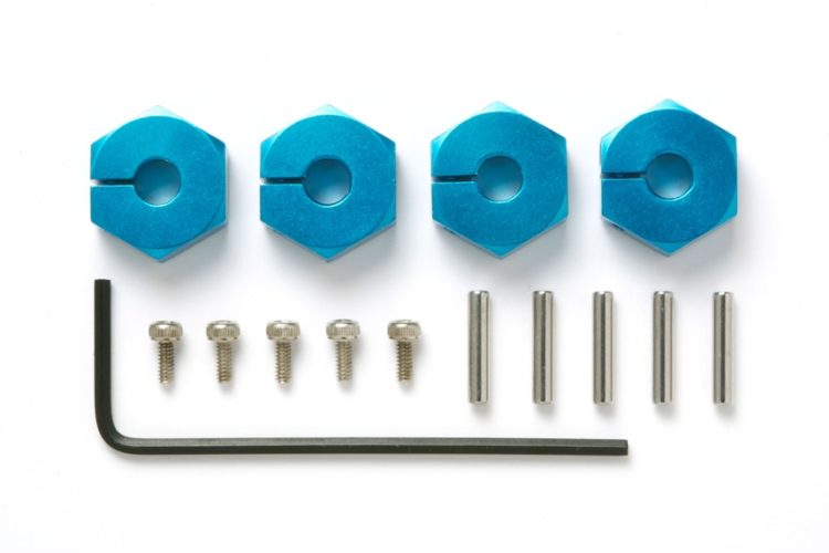 Tamiya - Clamp Type Aluminum Wheel Hub (5mm Thick)