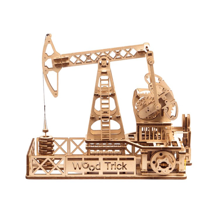 Wood Trick - Oil Tower, Mechanical 3D Puzzle - Image 4