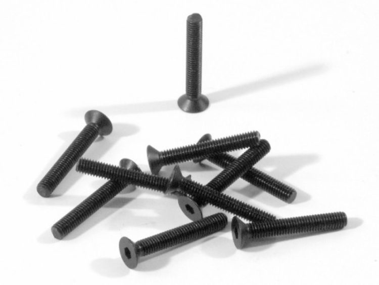 HPI Racing - Flat Head Screw M3x20mm (Hex Socket/ 10pcs)