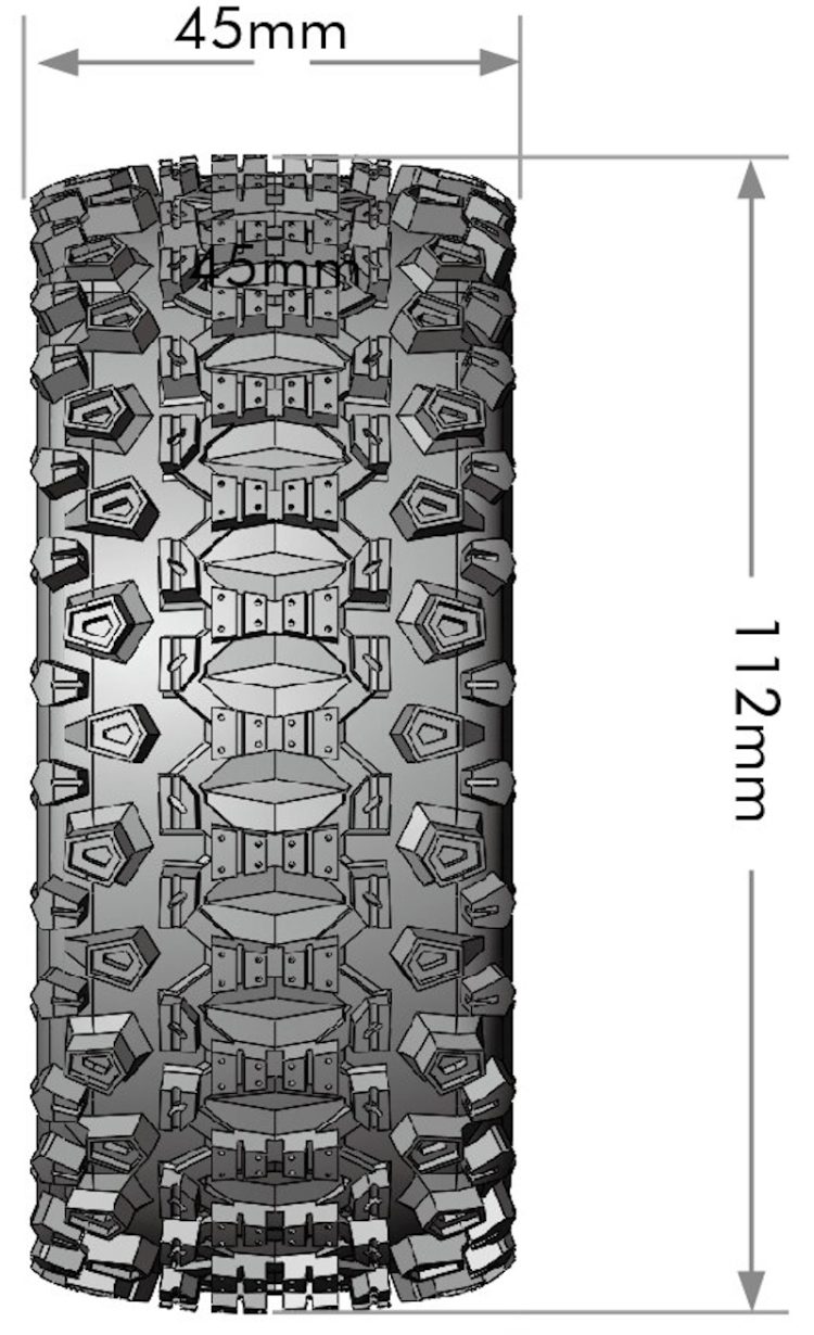 Louise RC - SC UPHILL 1:10 Short Course Wheels w/ Removable Hex - Image 5