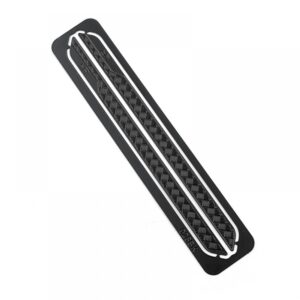 Yeah Racing - Stainless Rock Rails Diamond Plate