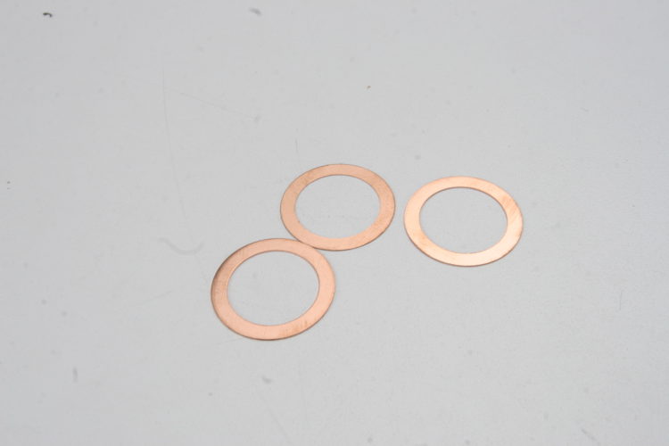 Traxxas - Gaskets cooling head: 0.20,0.30,0.40mm