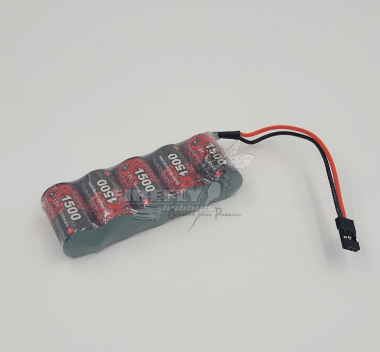 Enrichpower - 6V 1500mAh Flat Battery RX Pack