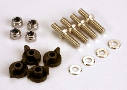Traxxas - Anchoring pins w/ locknuts (4)