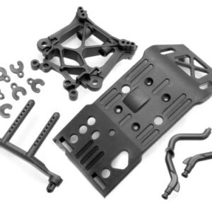 HPI Racing - Skid Plate/ Body Mount/ Shock Tower