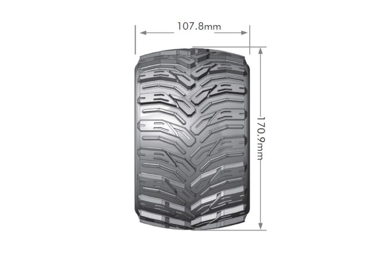 Louise RC - MT CYCLONE 1/8 Monster Truck Tires - Image 2