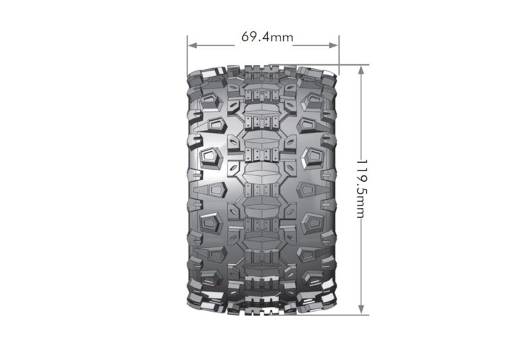 Louise RC - MT UPHILL 1/10 Monster Truck Tires - Image 2