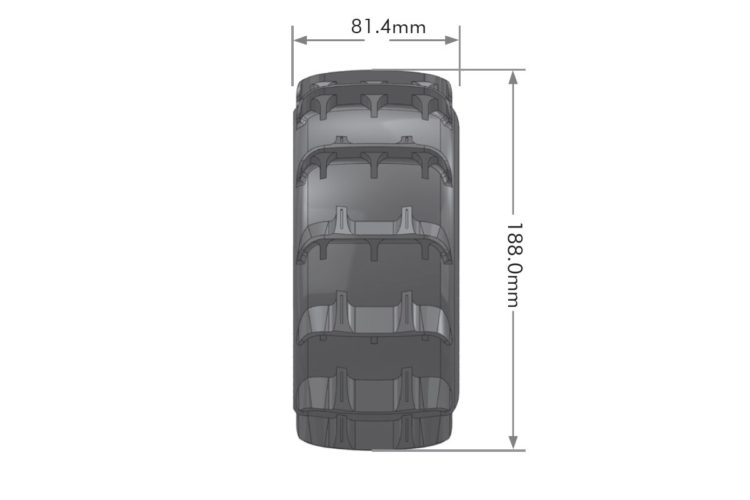 Louise RC - ST PADDLE 1/8 Stadium Truck Tires - Image 2