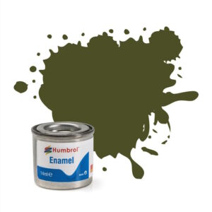 Humbrol - 155 Olive Drab Matt - 14ml Enamel