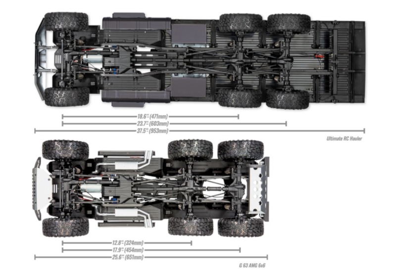 Traxxas - TRX-6 Ultimate RC Hauler 6x6 Pro-Scale - Image 8
