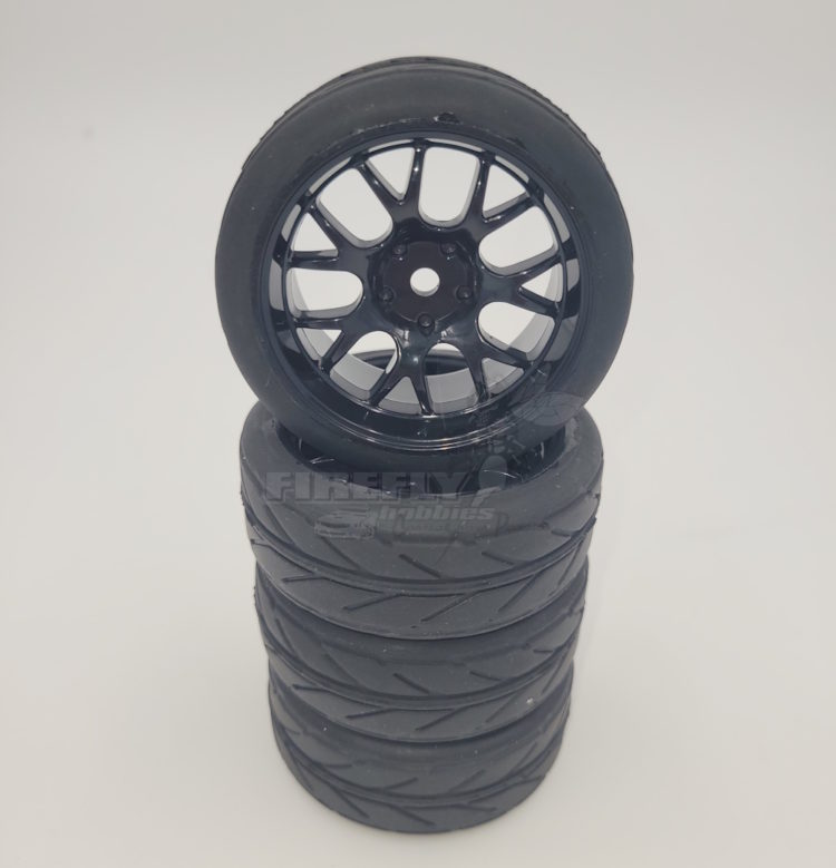 Carson Model Sport - 1/10 Touring Wheel & Tire (4)