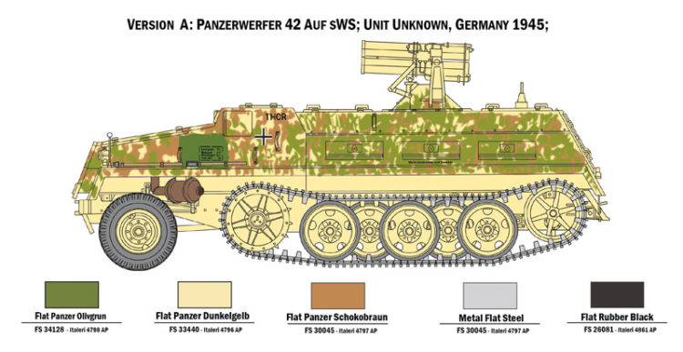 Italeri - 1:35 15 cm. Panzerwerfer 42 auf sWS - Image 4