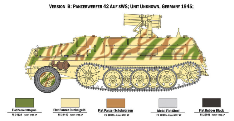 Italeri - 1:35 15 cm. Panzerwerfer 42 auf sWS - Image 5