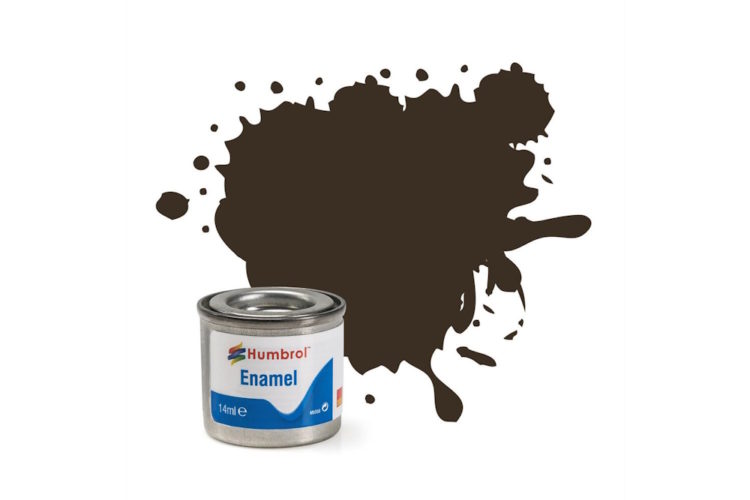 Humbrol - 10 Service Brown Gloss - 14ml Enamel