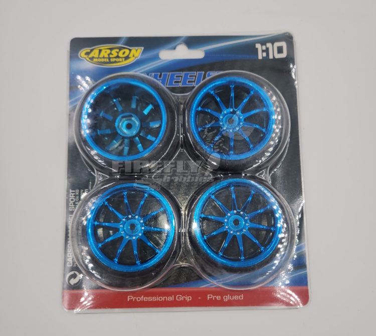 Carson Model Sport - 1/10 Drift Wheels - Blue (4) - Image 2