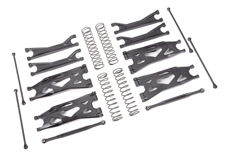 Traxxas - Suspension Kit, X-Maxx, WideMaxx, black