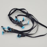 Hobby Details - 1/10 or 1/8 scale Elastic Rope Straps for RC Car Luggage Rack (5pcs) - Blue Buckle