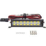 Hobby Details - White Double Row 16 LED Roof Spotlight